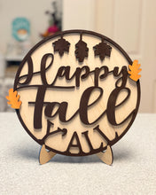 Load image into Gallery viewer, Happy Fall | Fall Sign | Layered Wood | Handmade | Home Decor
