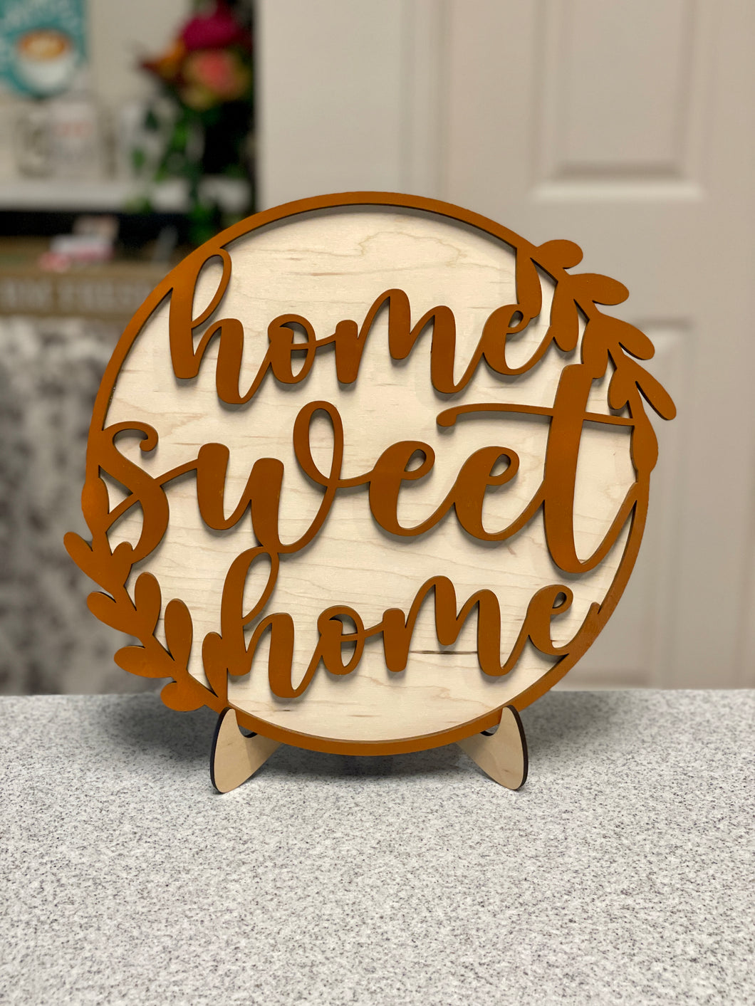 Home Sweet Home | Fall Sign | Layered Wood | Home Decor