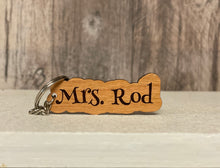Load image into Gallery viewer, Custom Wood Name keychain | Wood Keychain | Name Keychain | Personalized Name Gifts
